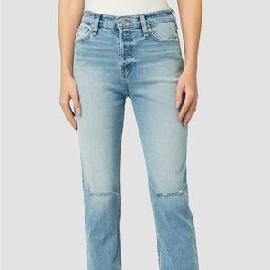 Hudson Holly High Rise Straight Jeans